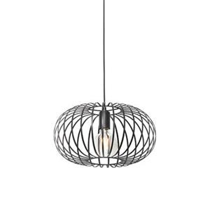 QAZQA Hanglamp johanna - Zwart - Design - D 390mm