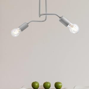 Euluna Plafondlamp Joiy, 2-lamps., grijs
