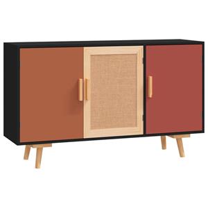 VIDAXL Sideboard Schwarz 105x30x65,5 Cm Holzwerkstoff