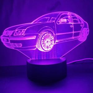 Ontwerp-zelf 3D LED LAMP - VOLKSWAGEN BORA