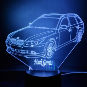 Ontwerp-zelf 3D LED LAMP - BMW 4 - M5 SERIE