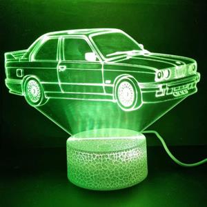 Ontwerp-zelf 3D LED LAMP - BMW 2 COUPE