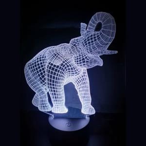 Ontwerp-zelf 3D LED LAMP - OLIFANT