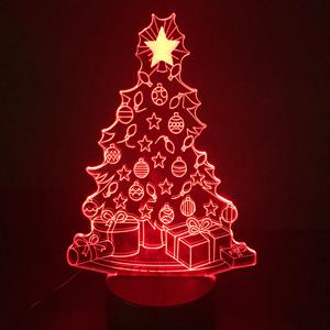 Ontwerp-zelf 3D LED LAMP - Kerstboom 2