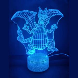 Ontwerp-zelf 3D LED LAMP - POKEMON CHARIZARD