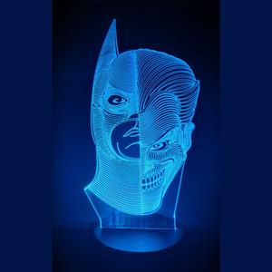 Ontwerp-zelf 3D LED LAMP - BATMAN EN JOKER