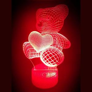 Ontwerp-zelf 3D LED LAMP - BEER MET HART