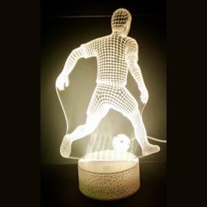 Ontwerp-zelf 3D LED LAMP - VOETBALLER 2