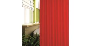 KS Handel 24 Duschvorhang Textil Duschvorhang rot 240x230 cm inkl. Duschringe Spezialanfertigung Breite 240 cm