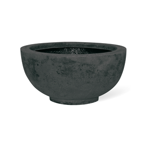 POLYSTONE EGO PLUS planting bowl, 40/18 cm, anthracite