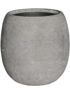 Baq Polystone Coated Plain Balloon Raw Grey (met inzetbak), 42x42cm