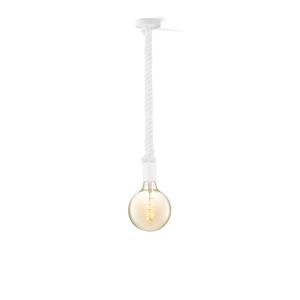 Light depot - hanglamp Leonardo wit Spiral g125 - amber - Outlet