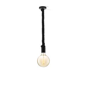 Light depot - hanglamp Leonardo zwart Spiral g125 - amber - Outlet