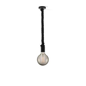 Light depot - hanglamp Leonardo zwart Spiral g125 - smoke - Outlet
