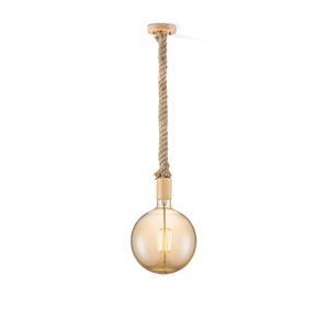 Light depot - hanglamp Leonardo Globe g180 - amber - Outlet