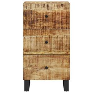 vidaXL Sideboard Sideboard mit 3 Schubladen 40x33,5x75 cm Massivholz Mango (1 St)