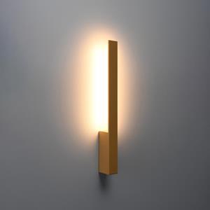 Famlights | LED Wandleuchte Laren in Gold 10W 920lm 3000K