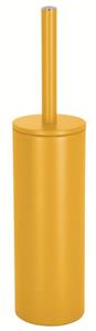 Spirella Luxe Toiletborstel in houder Cannes affraan geel etaal - 40 x 9 cm et binnenbak - Toiletborstels
