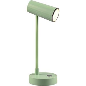 BES LED LED Bureaulamp - Trion Lono - 2.5W - Aanpasbare Kleur - Dimbaar - Rond - Mat Groen - Kunststof