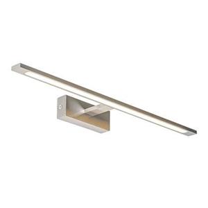 QAZQA Wandlamp staal 62 cm incl. LED IP44 - Jerre