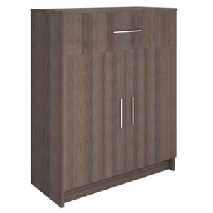 VIDAXL Sideboard Spanplatte 71x35x88 Cm Grau Sonoma-eiche