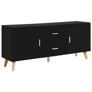 VIDAXL Sideboard Schwarz 160×40×70 Cm Mdf