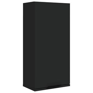 vidaXL Badkamerkast wandgemonteerd 32x20x67 cm zwart