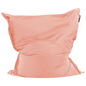 beliani Sitzsack Pfirsich rosa 140 x 180 cm Indoor Outdoor Stark wasserabweisender Langfristige Volumenstabilität Leicht Gewicht