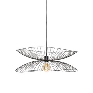 QAZQA Design hanglamp zwart 66 cm - Pua