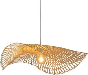Groenovatie Bamboe Hanglamp, Handgemaakt, Naturel, â55 cm