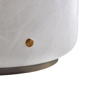 Carpyen LED-Tischleuchte Capsule aus Alabaster Höhe 25,2cm