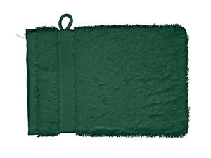 Cotonea Frottier Waschhandschuh 15 x 20 cm, Bio-Baumwolle, smaragd