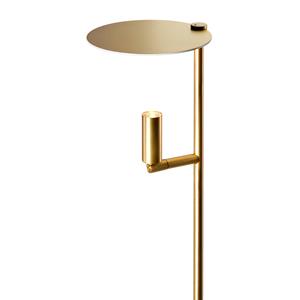 Carpyen LED vloerlamp Kelly, spot justeerbaar, goud/goud