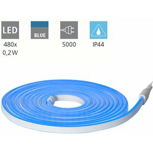 Eglo - 900221 LED-Stripes flatneonled blau L:500cm H:0.6cm mit Kabel+Stecker IP44