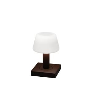 KonstSmide Oplaadbare tafellamp Monaco roestbruin 7825-972