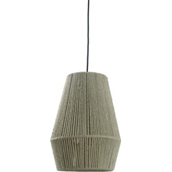 PTMD Collection PTMD Juta Natural jute hanging lamp long round