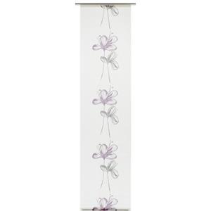 Schiebegardine Flächenvorhang Stoff Flower, GARDINIA, Klettband (1 St), Lichtschutz, ohne Paneelwagen