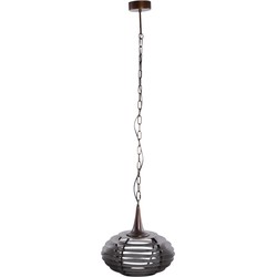 PTMD Collection PTMD Norris Copper metal hanging lamp layers round