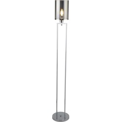 Bussandri Exclusive Landelijke Vloerlamp -  - Stijlvolle verlichting - Zilver - Ontdek nu!