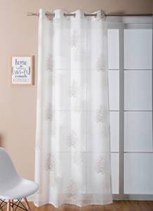 Kutti Vorhang "Belinda", (1 St.), Gardine, halbtransparent, Ausbrenner, bedruckt, Viskose-Polyester