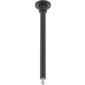 BES LED Spanningsrail Ophangset - 2 Stuks - Trion Dual - 12cm - Mat Zwart - Rond - Aluminium