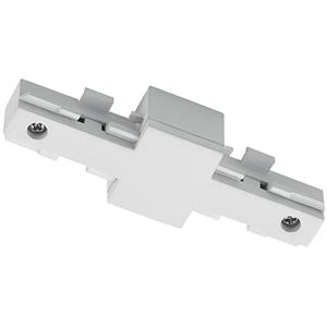 BES LED Spanningsrail Isolator - Trion Dual - Rechte Connector - 2 Fase - Mat Wit