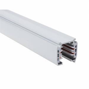 BES LED Spanningsrail - Prixa - 3 Fase - Opbouw - Aluminium - Wit - 1 Meter