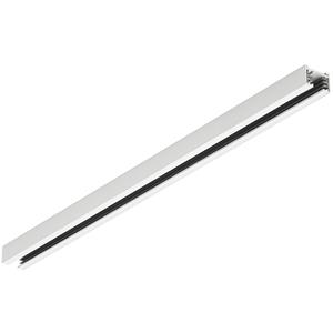 BES LED Spanningsrail - Trion Dual - 2 Fase - Opbouw - Aluminium - Wit - 0.5 Meter