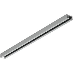 BES LED Spanningsrail - Trion Dual - 2 Fase - Opbouw - Aluminium - Titaan - 0.5 Meter