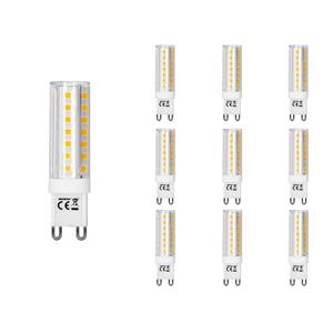 Aigostar - Satz von 10 G9 LED-Lampen - 4,8 Watt - 470 Lumen - 3000K Warmweiß - Stehleuchte - LED Capsule - 2 Jahre Garantie