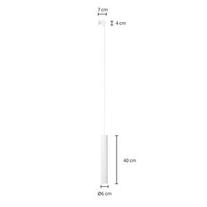 Arcchio Ejona rail-LED hanglamp wit 6/40cm