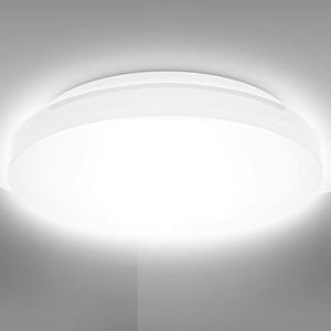 B.K.Licht Led-plafondlamp BK_DB1295 LED Bad-Deckenleuchte, IP44, 10W, 4.000K neutralweißes Licht (1 stuk)