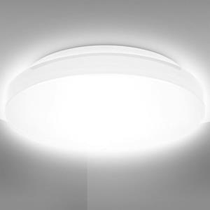 B.K.Licht Led-plafondlamp BK_DB1296 LED Bad-Deckenleuchte, Ø28,8cm, IP44-Spritzwasserschutz (1 stuk)
