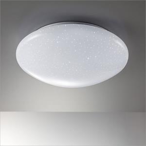 B.K.Licht Led-plafondlamp BK_DL1060 LED-Deckenlampe, Sternenhimmel, Ø28cm, Weiß, IP20 (1 stuk)
